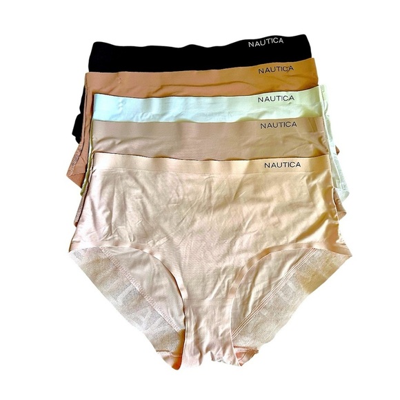 NAUTICA 5-Pack Laser-Cut Mid-Rise Panties - Picture 5 of 10